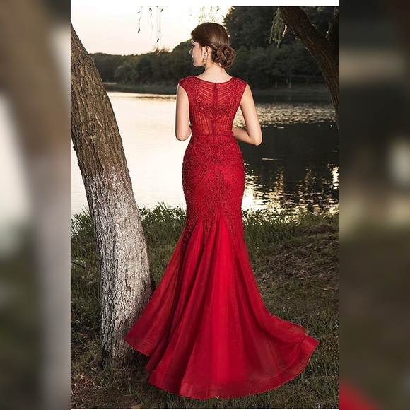 Gorgeous Red Gala Gown 💃🏻 - Picture 3 of 10